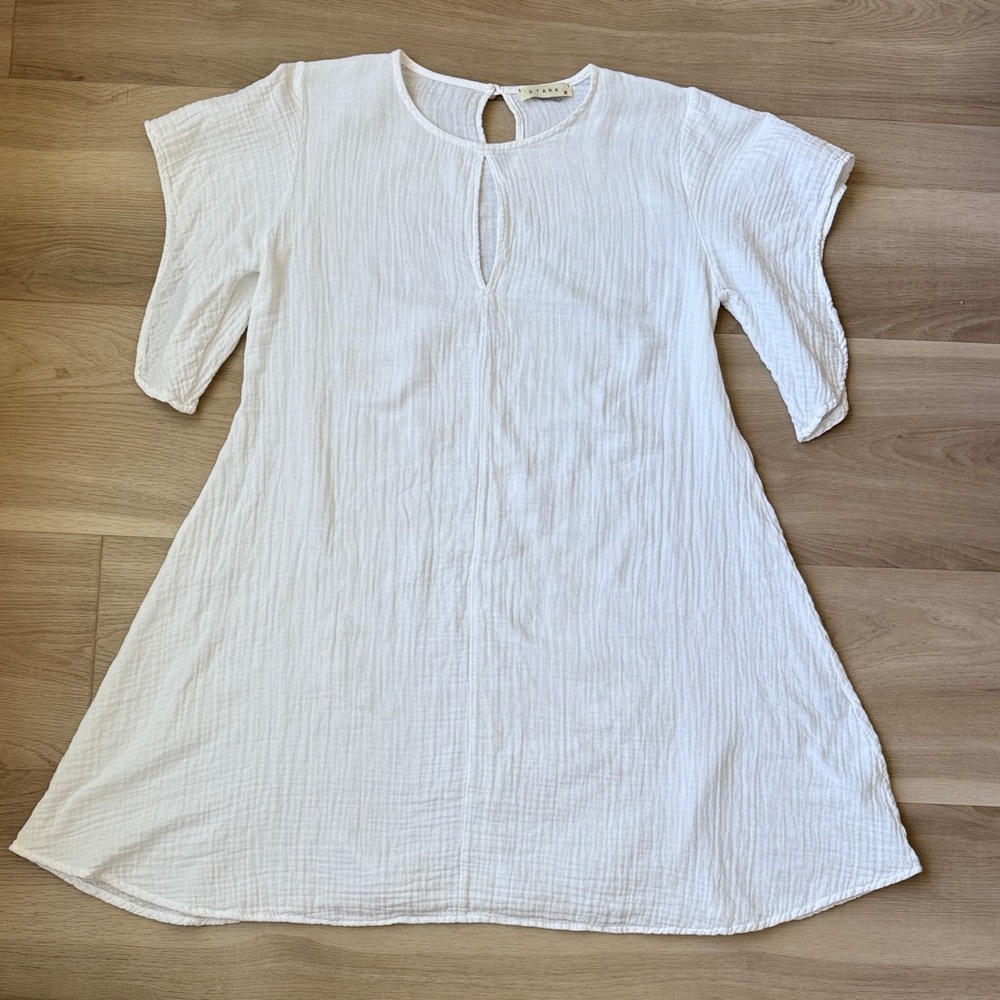 Stark X - 100% Cotton Gauzy Mini Dress
